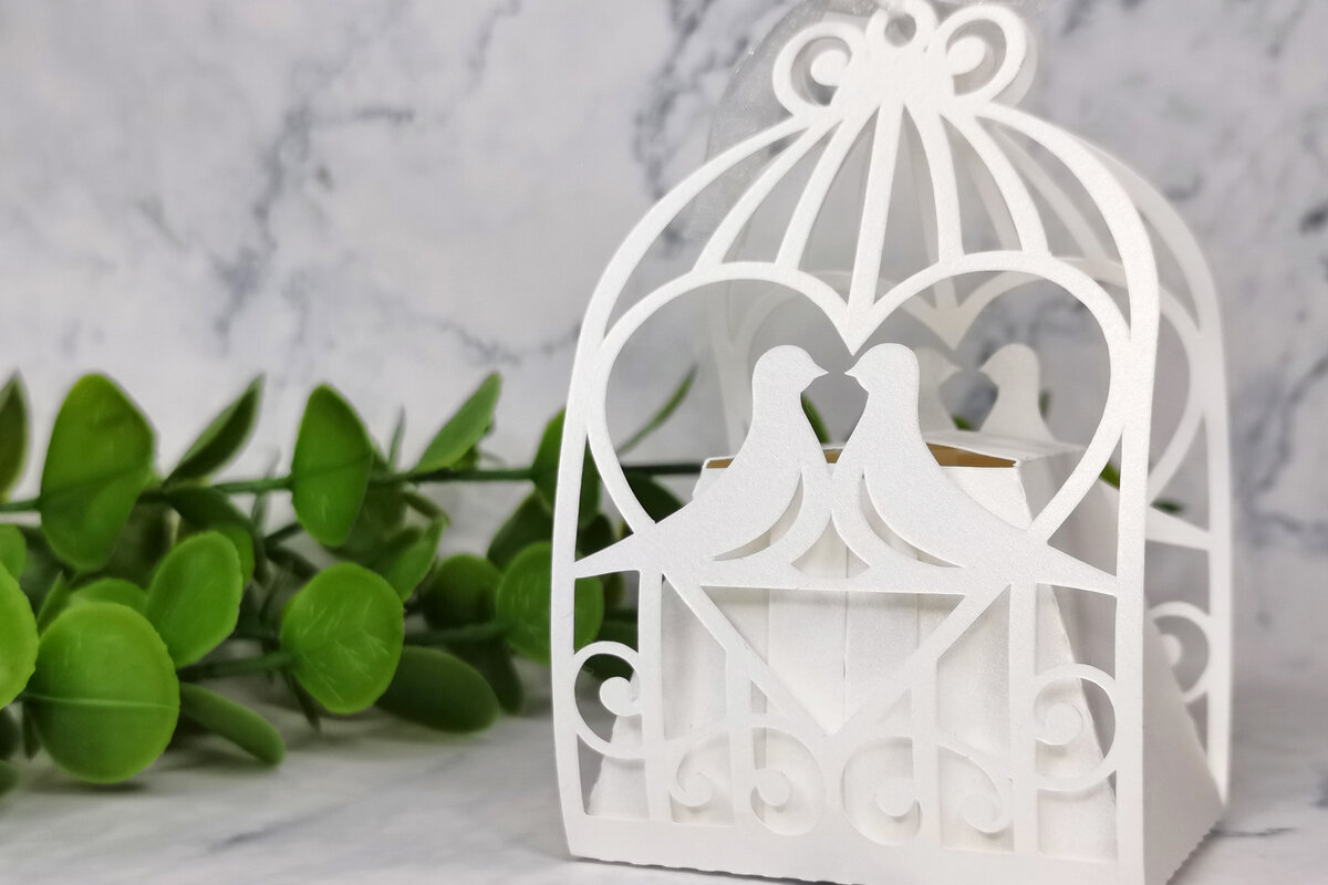 Σετ των 2 Intra απο ξύλο plywood 3mm-4mm πάχος Κλουβί πουλιών Δίασταση 12x12 cm INTRAFABR-28601886