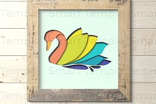 Intra απο ξύλο plywood 3mm-4mm πάχος Πρότυπο εραστή πουλιών, Μνημείο πουλιών Δίασταση 30x20 cm INTRAFABR-78712389