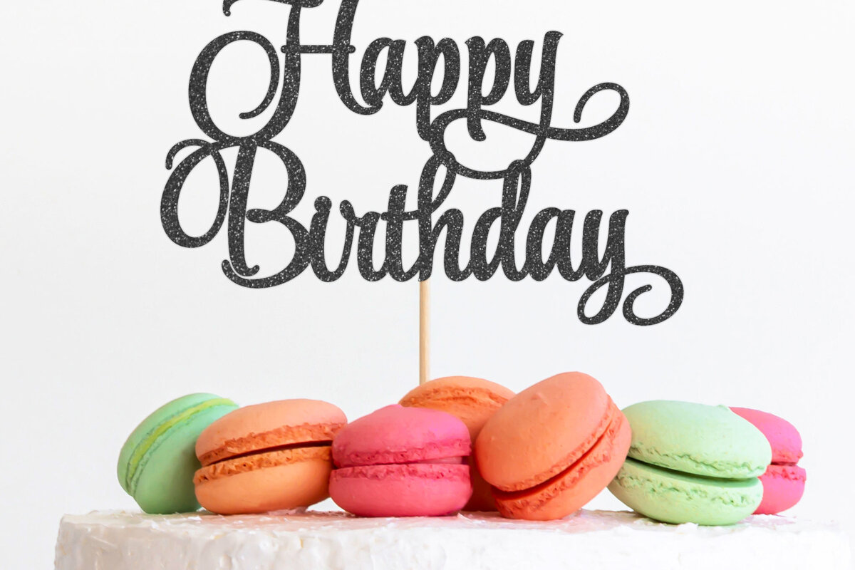 Σετ των 2 Intra απο ξύλο plywood 3mm-4mm πάχος Τούρτα γενεθλίων | Χρόνια Πολλά 1 Δίασταση 15x15 cm INTRAFABR-71095894