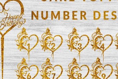 Intra απο ξύλο plywood 3mm-4mm πάχος Τούρτα γενεθλίων Topper Number Δίασταση 30x30 cm INTRAFABR-35648017