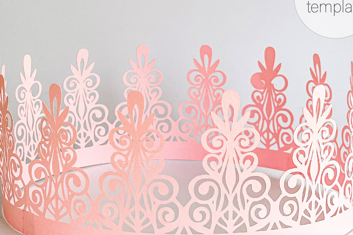 Σετ των 2 Intra απο ξύλο plywood 3mm-4mm πάχος Γενέθλια Crown Princess Tiara Δίασταση 15x15 cm INTRAFABR-30540710