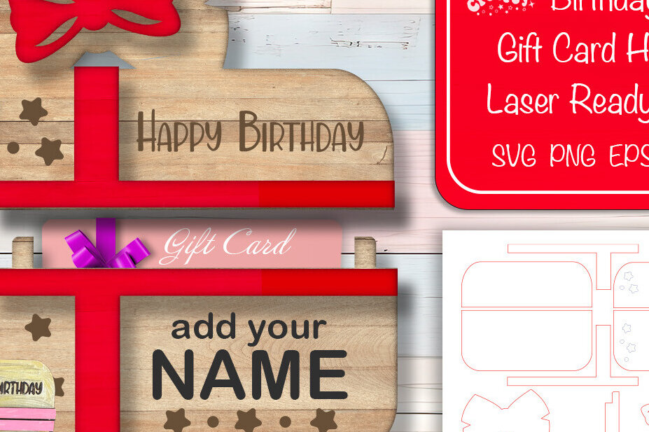 Σετ των 2 Intra απο ξύλο plywood 3mm-4mm πάχος Δωροθήκη γενεθλίων για το  της Δίασταση 15x15 cm INTRAFABR-102740441