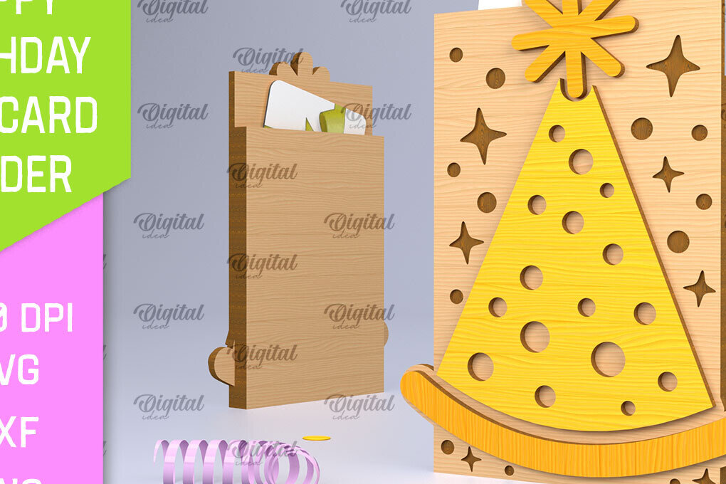 Σετ των 2 Intra απο ξύλο plywood 3mm-4mm πάχος Θήκη δώρου γενεθλίων με Δίασταση 15x15 cm INTRAFABR-96558771