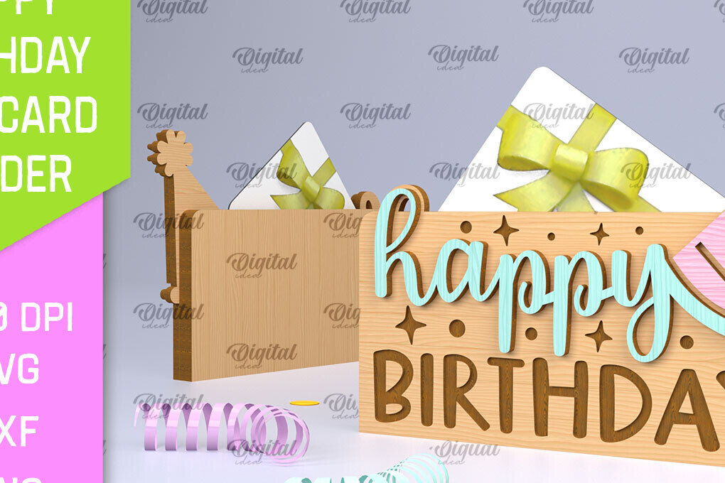 Σετ των 2 Intra απο ξύλο plywood 3mm-4mm πάχος Θήκη δώρου γενεθλίων με Δίασταση 15x15 cm INTRAFABR-96558579