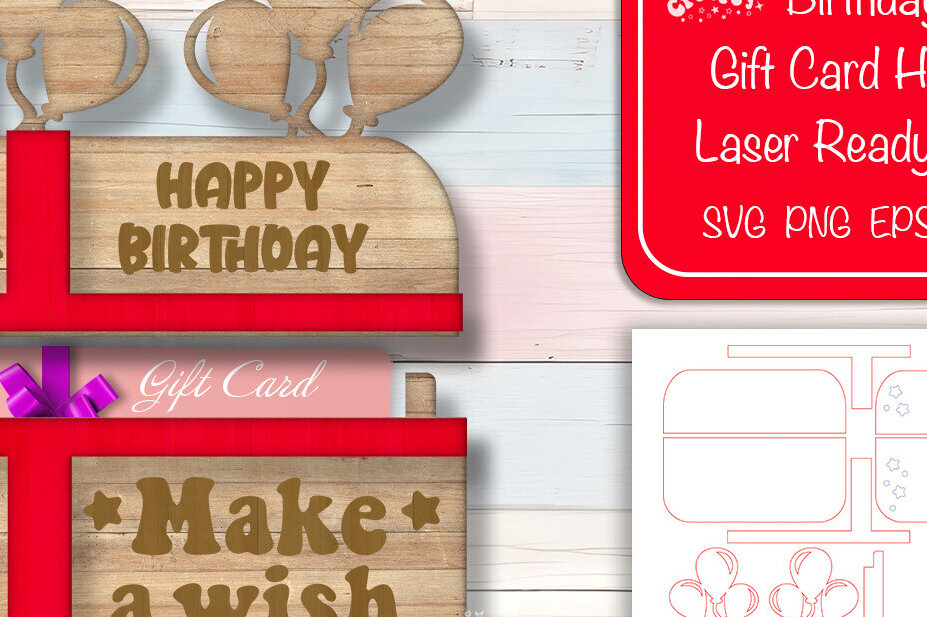 Σετ των 3 Intra απο ξύλο plywood 3mm-4mm πάχος Θήκη δώρου γενεθλίων Δίασταση 15x15 cm INTRAFABR-102626571