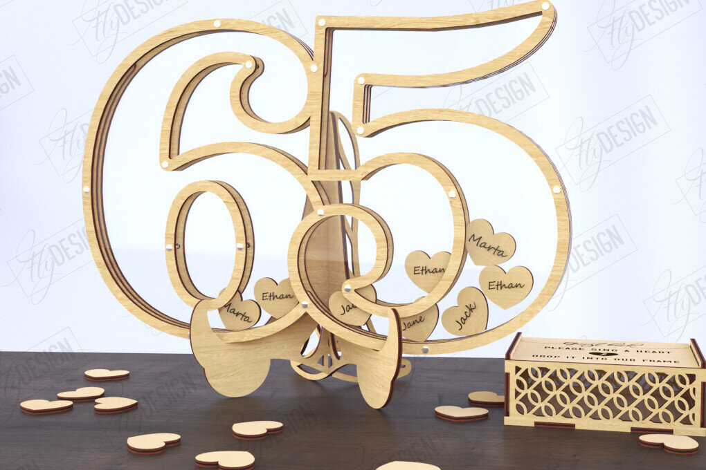 Intra απο ξύλο plywood 3mm-4mm πάχος Πίνακας υπογραφής καλεσμένων γενεθλίων | Βιβλίο επισκεπτών Δίασταση 40x40 cm INTRAFABR-120966700