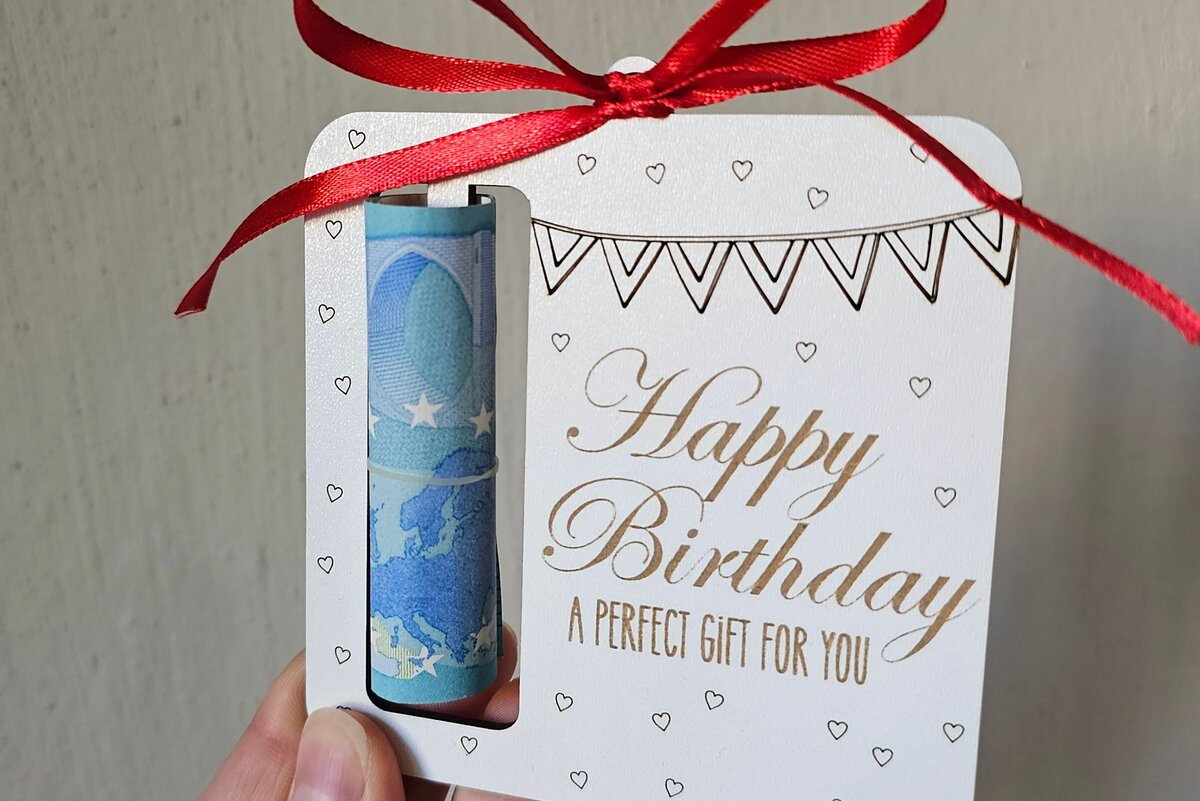 Σετ των 2 Intra απο ξύλο plywood 3mm-4mm πάχος Holder γενεθλίων Δίασταση 15x15 cm INTRAFABR-120970781