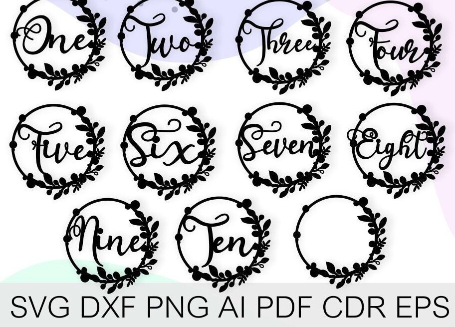 Σετ των 2 Intra απο ξύλο plywood 3mm-4mm πάχος Αριθμοί γενεθλίων Αριθμοί Γάμου Δίασταση 15x15 cm INTRAFABR-31465175