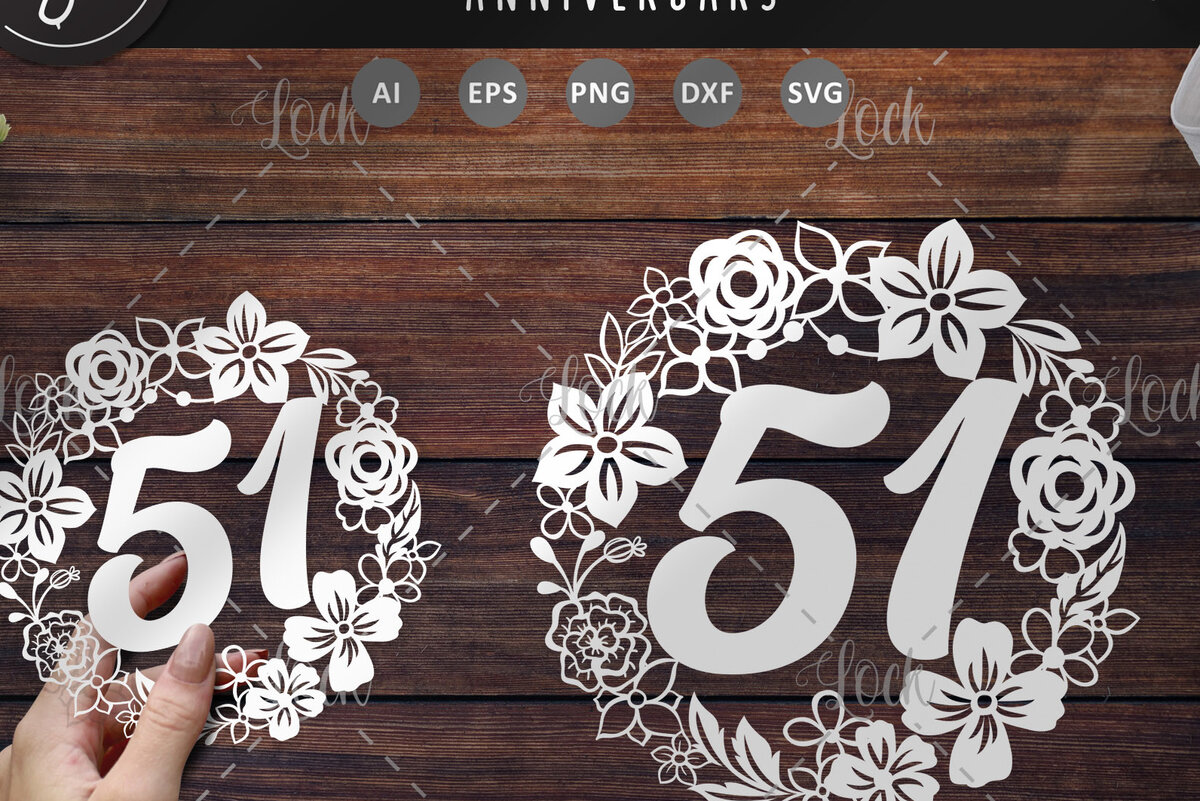 Σετ των 2 Intra απο ξύλο plywood 3mm-4mm πάχος Χαρτόκοψη επετείου γάμου γενεθλίων Δίασταση 30x20 cm INTRAFABR-22843271