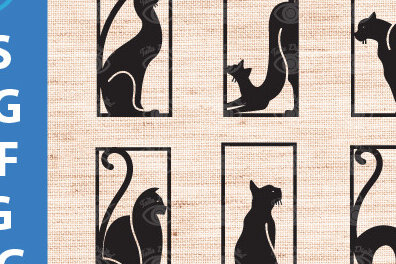 Intra απο ξύλο plywood 3mm-4mm πάχος Μαύρη γάτα OnWall Art Decor Design Δίασταση 40x40 cm INTRAFABR-112199669