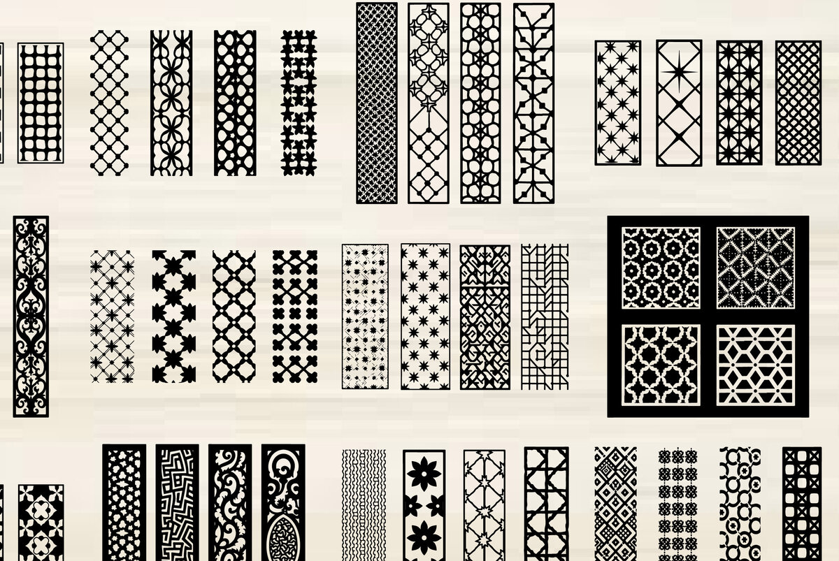 Intra απο ξύλο plywood 3mm-4mm πάχος Μαύρο πάνελ κοπής με λέιζερ Δίασταση 20x30 cm INTRAFABR-125389134