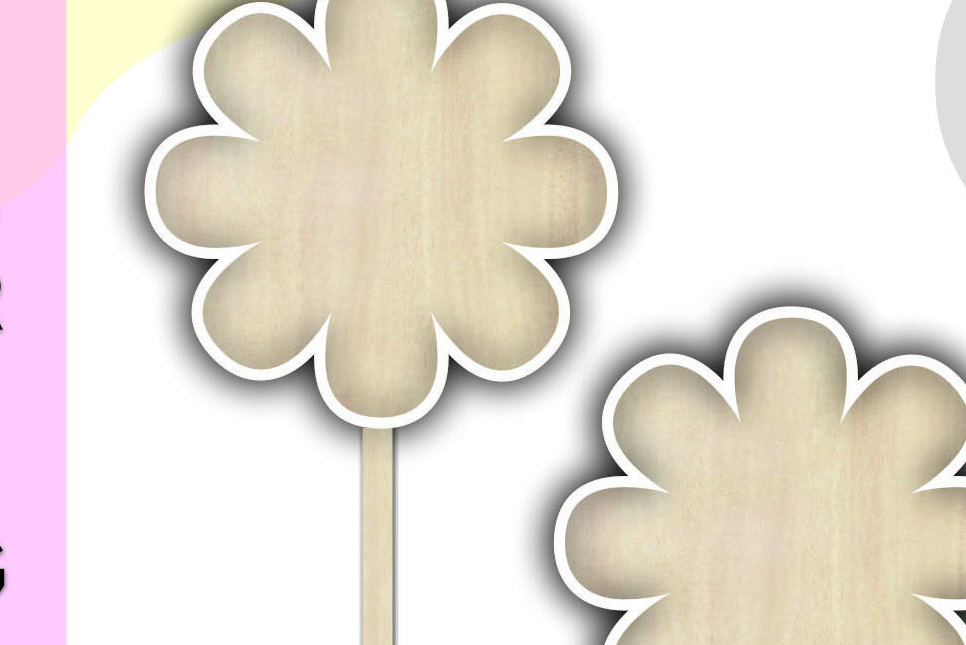 Intra απο ξύλο plywood 3mm-4mm πάχος Blank Shape Cake Topper Δίασταση 20x30 cm INTRAFABR-100968890