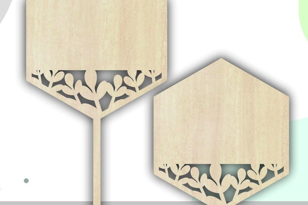 Intra απο ξύλο plywood 3mm-4mm πάχος Blank Shape Cake Topper , Κενό πλαίσιο Δίασταση 20x30 cm INTRAFABR-31213127