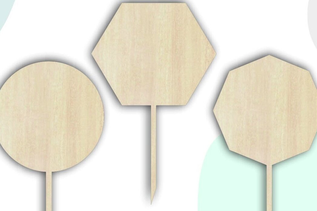 Intra απο ξύλο plywood 3mm-4mm πάχος Blank Shape Cake Topper Δίασταση 20x30 cm INTRAFABR-31085647