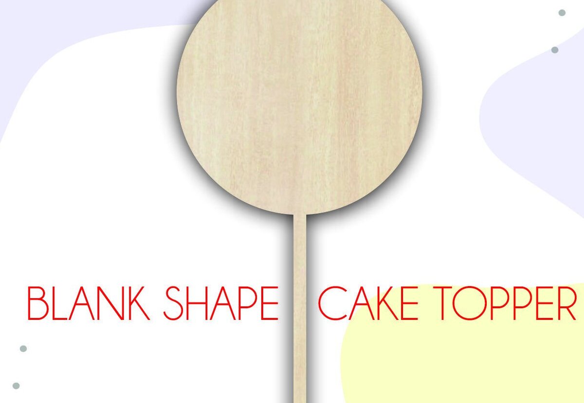 Intra απο ξύλο plywood 3mm-4mm πάχος Blank Shape Cake Topper Δίασταση 20x30 cm INTRAFABR-41159660