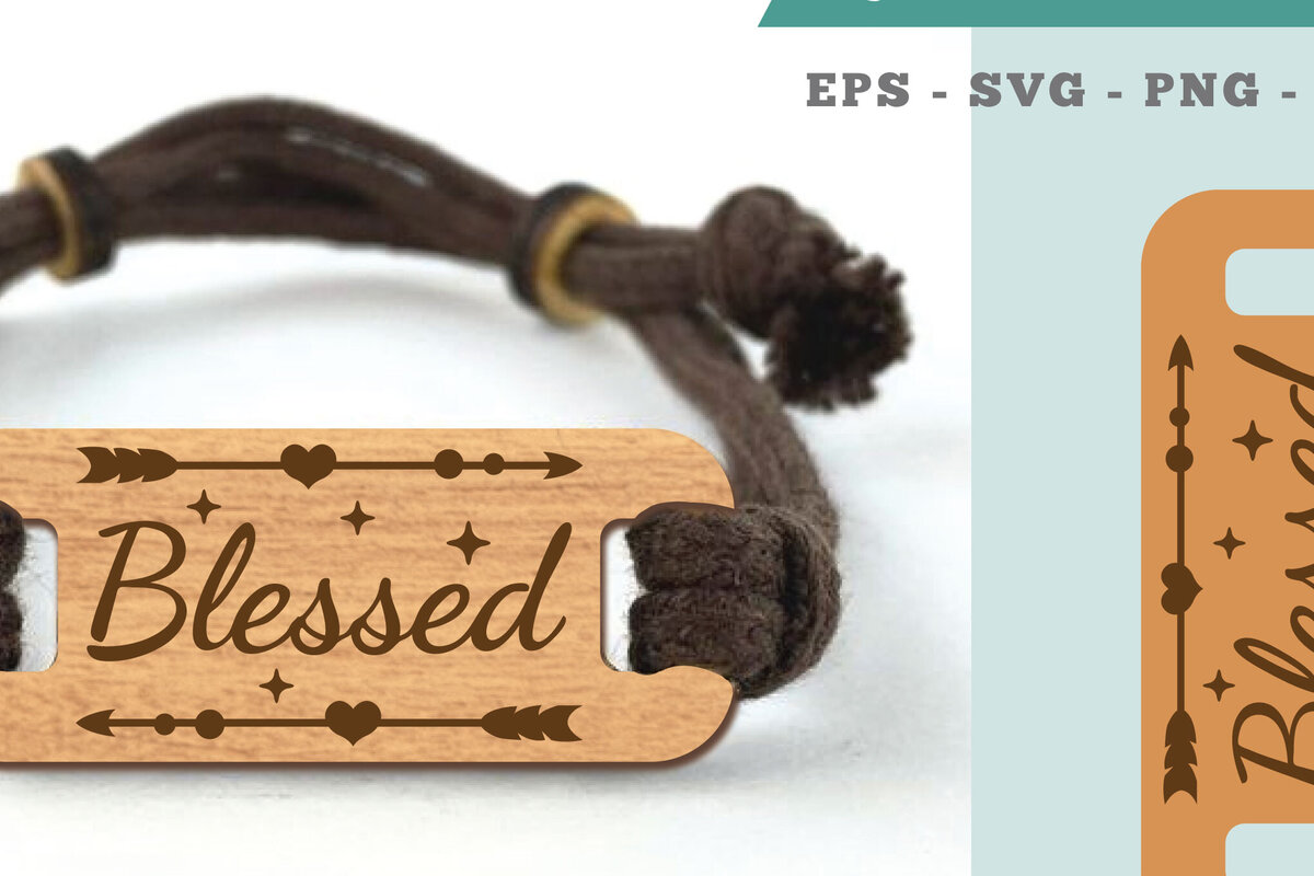 Σετ των 3 Intra απο ξύλο plywood 3mm-4mm πάχος Βραχιόλι Blessed Cut  Δίασταση 5x5 cm INTRAFABR-105089443