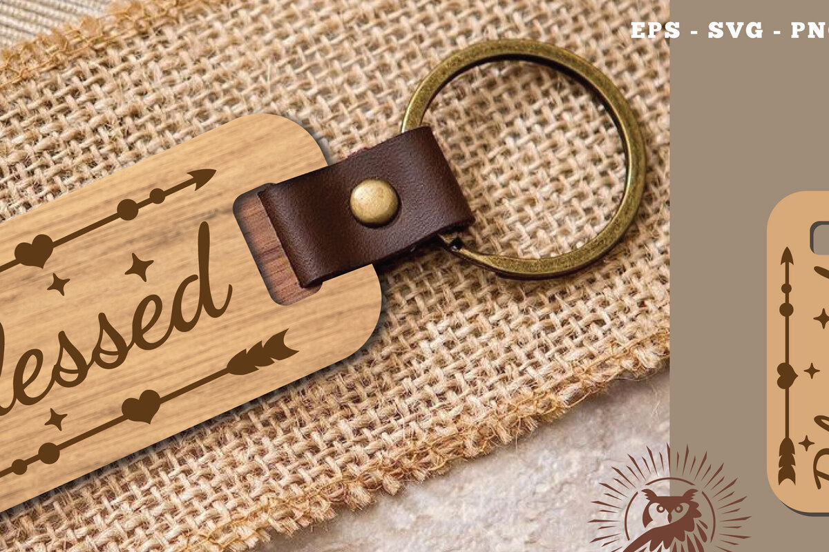 Σετ των 3 Intra απο ξύλο plywood 3mm-4mm πάχος Μπρελόκ Blessed Cut  Δίασταση 6x6 cm INTRAFABR-115707047