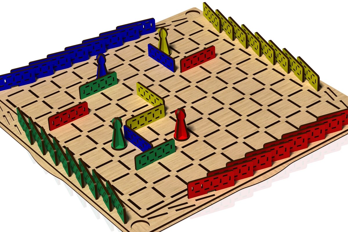 Σετ των 2 Intra απο ξύλο plywood 3mm-4mm πάχος Επιτραπέζιο παιχνίδι, Παιχνίδι ξύλου, κοπής με λέιζερ Δίασταση 15x15 cm INTRAFABR-42039730