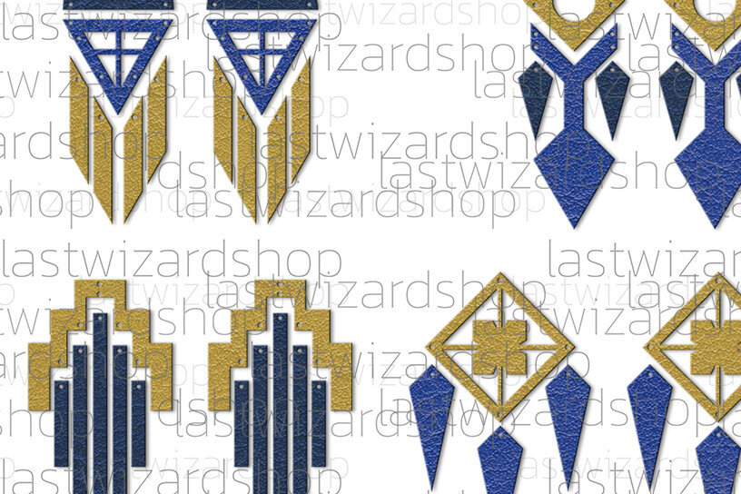 Σετ των 3 Intra απο ξύλο plywood 3mm-4mm πάχος Bohemian Desert Earrings , Boho Δίασταση 3x3 cm INTRAFABR-24969403