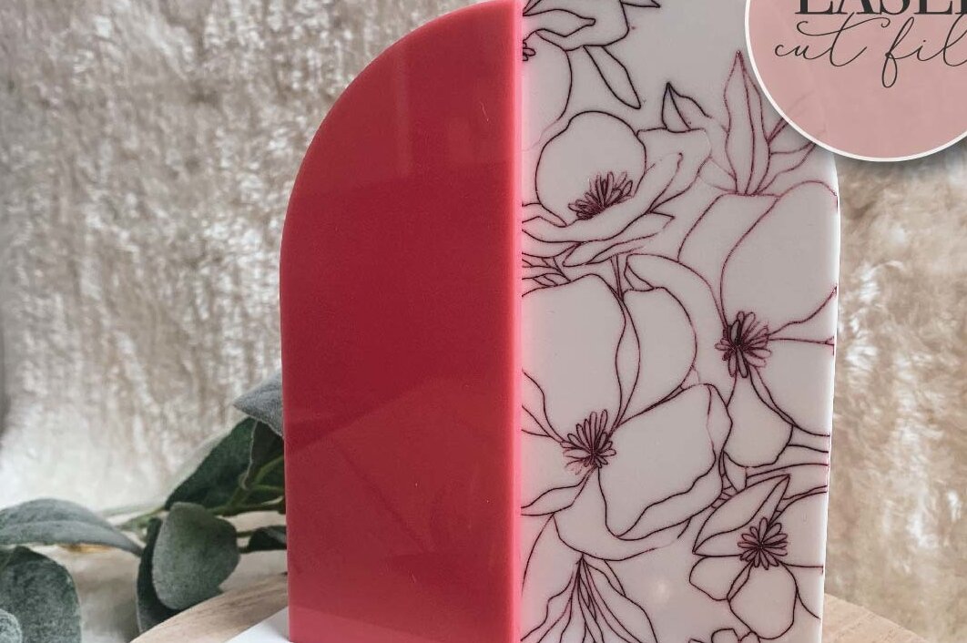 Σετ των 2 Intra απο ξύλο plywood 3mm-4mm πάχος Boho Double Arch Floral Stand Δίασταση 15x15 cm INTRAFABR-70532667