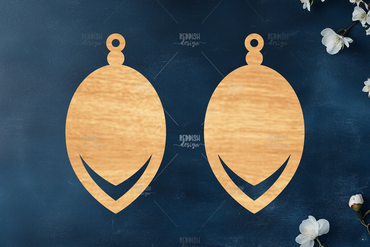 Σετ των 3 Intra απο ξύλο plywood 3mm-4mm πάχος Σκουλαρίκια Boho Δίασταση 3x3 cm INTRAFABR-119113272