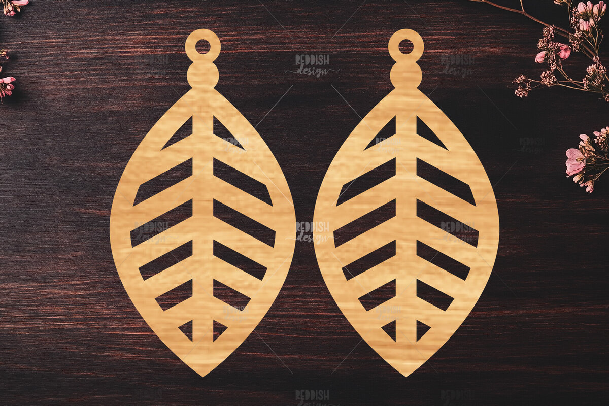 Σετ των 3 Intra απο ξύλο plywood 3mm-4mm πάχος Σκουλαρίκια Boho Δίασταση 3x3 cm INTRAFABR-119112991