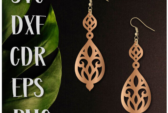 Intra απο ξύλο plywood 3mm-4mm πάχος Boho Earrings, Earrings Δίασταση 60x60 cm INTRAFABR-98593646