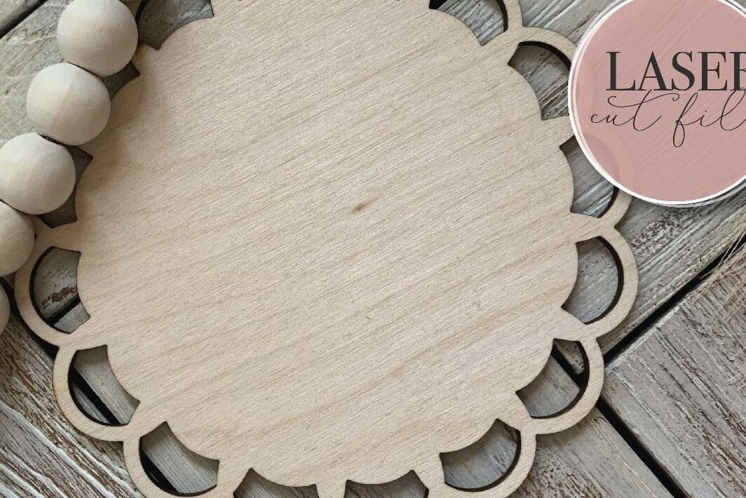 Intra απο ξύλο plywood 3mm-4mm πάχος Boho Flower Δίασταση 30x20 cm INTRAFABR-70595081