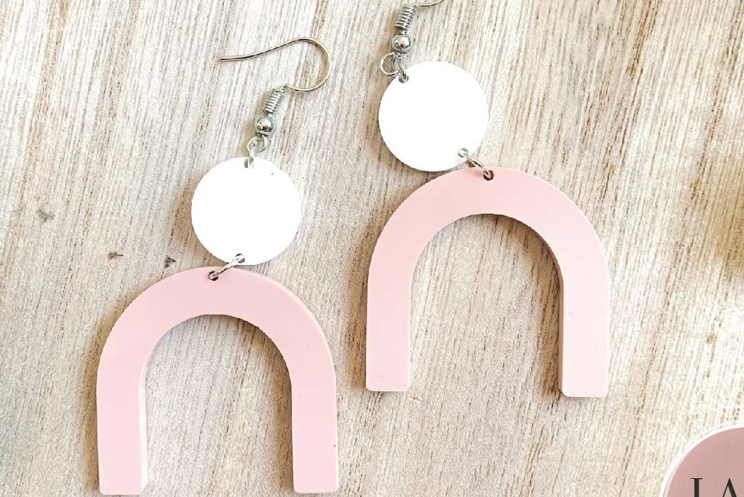 Σετ των 3 Intra απο ξύλο plywood 3mm-4mm πάχος Σκουλαρίκια λέιζερ Boho Δίασταση 3x3 cm INTRAFABR-73209653