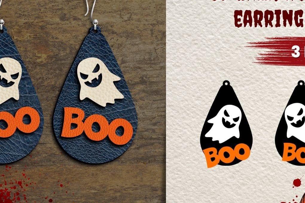 Σετ των 3 Intra απο ξύλο plywood 3mm-4mm πάχος Σκουλαρίκια Boo Δίασταση 3x3 cm INTRAFABR-39666670