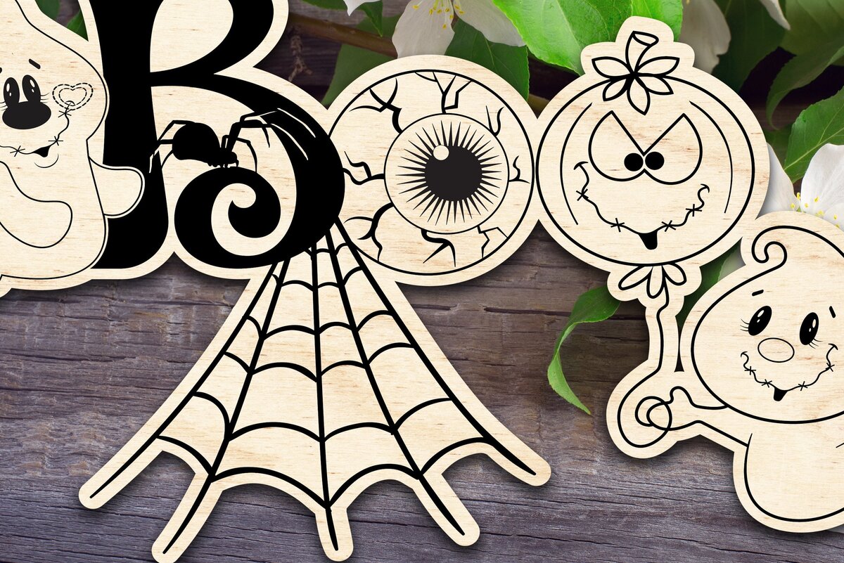 Intra απο ξύλο plywood 3mm-4mm πάχος Boo Sign V3 Δίασταση 30x20 cm INTRAFABR-36739457