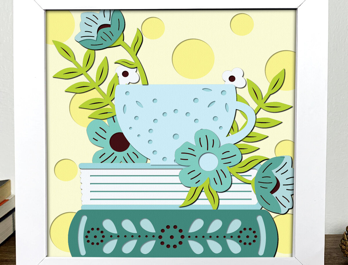 Σετ των 3 Intra απο ξύλο plywood 3mm-4mm πάχος Βιβλίο 3D Layered Reading Δίασταση 7x7 cm INTRAFABR-96656628