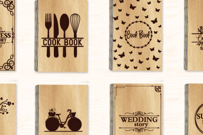 Intra απο ξύλο plywood 3mm-4mm πάχος αρχείου αποκοπής λέιζερ Book Box Δίασταση 15x15 cm INTRAFABR-28528983