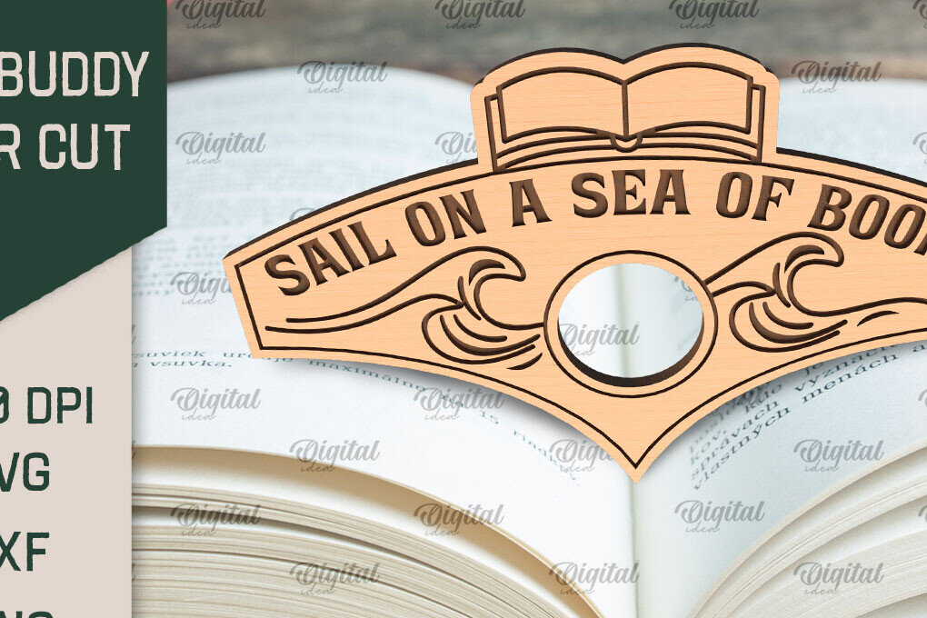 Intra απο ξύλο plywood 3mm-4mm πάχος Βιβλίο Buddy . Κάτοχος σελίδας βιβλίου Δίασταση 30x20 cm INTRAFABR-94901578