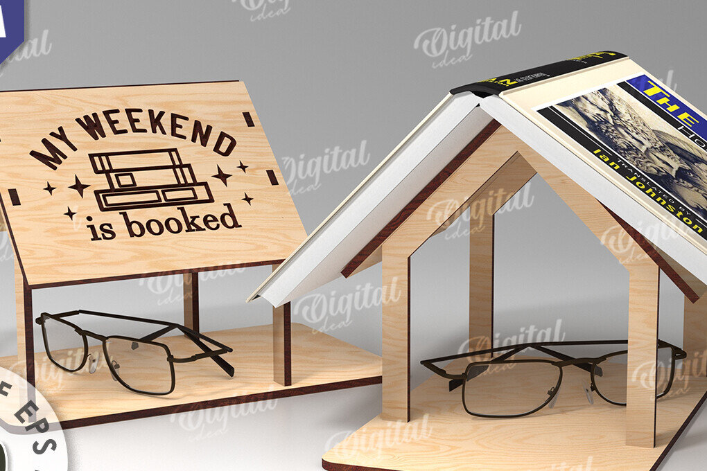 Intra απο ξύλο plywood 3mm-4mm πάχος Βιβλιοθήκη κοπής με λέιζερ. Βιβλιοθήκη Δίασταση 30x20 cm INTRAFABR-108439017