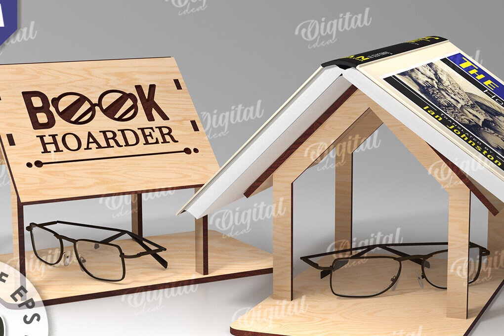 Intra απο ξύλο plywood 3mm-4mm πάχος Βιβλιοθήκη κοπής με λέιζερ. Βιβλιοθήκη Δίασταση 30x20 cm INTRAFABR-108438451