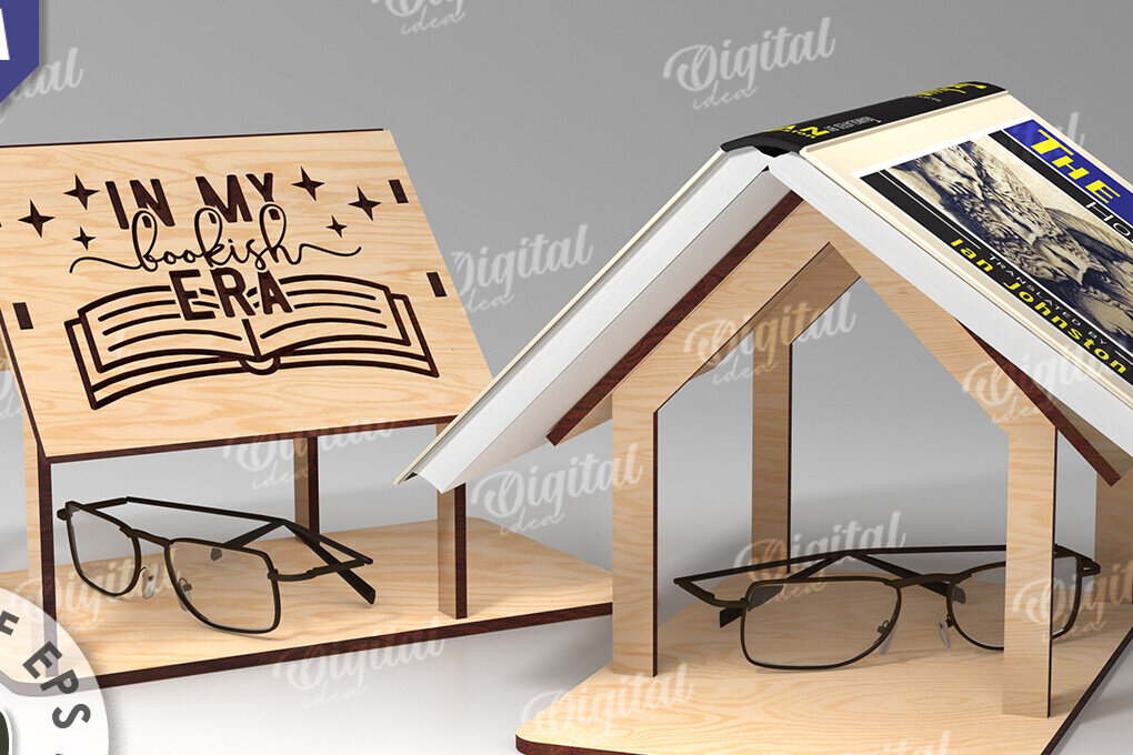 Intra απο ξύλο plywood 3mm-4mm πάχος Βιβλιοθήκη κοπής με λέιζερ. Βιβλιοθήκη Δίασταση 30x20 cm INTRAFABR-108438799