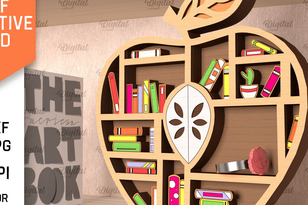 Intra απο ξύλο plywood 3mm-4mm πάχος Διακοσμητικό σταντ ράφι βιβλίου Δίασταση 30x20 cm INTRAFABR-98705728