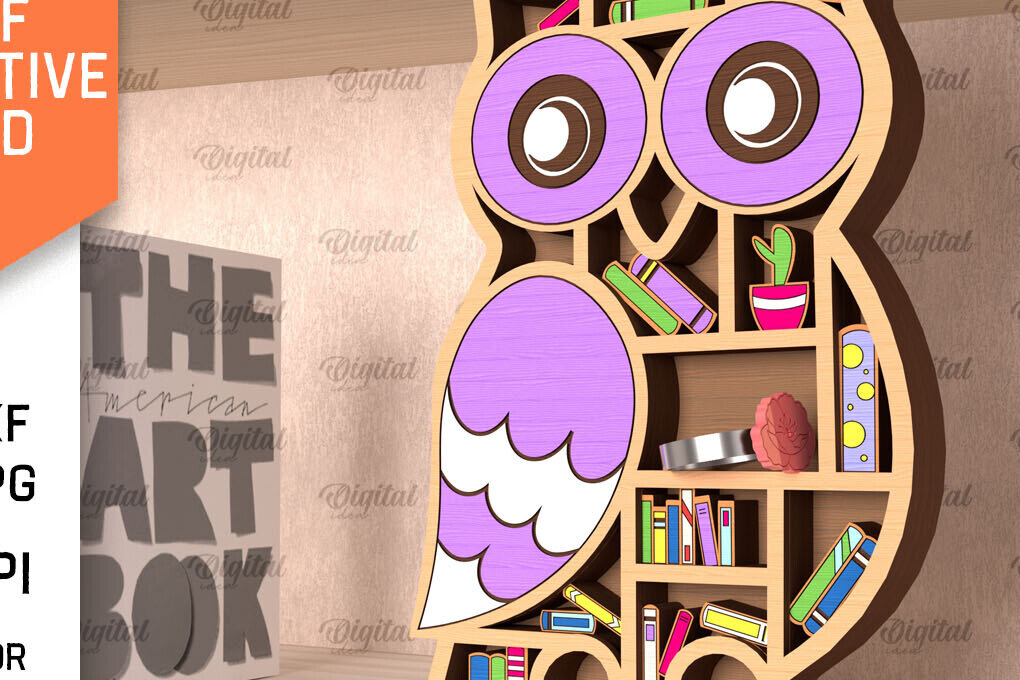 Intra απο ξύλο plywood 3mm-4mm πάχος Διακοσμητικό σταντ ράφι βιβλίου Δίασταση 30x20 cm INTRAFABR-98705876