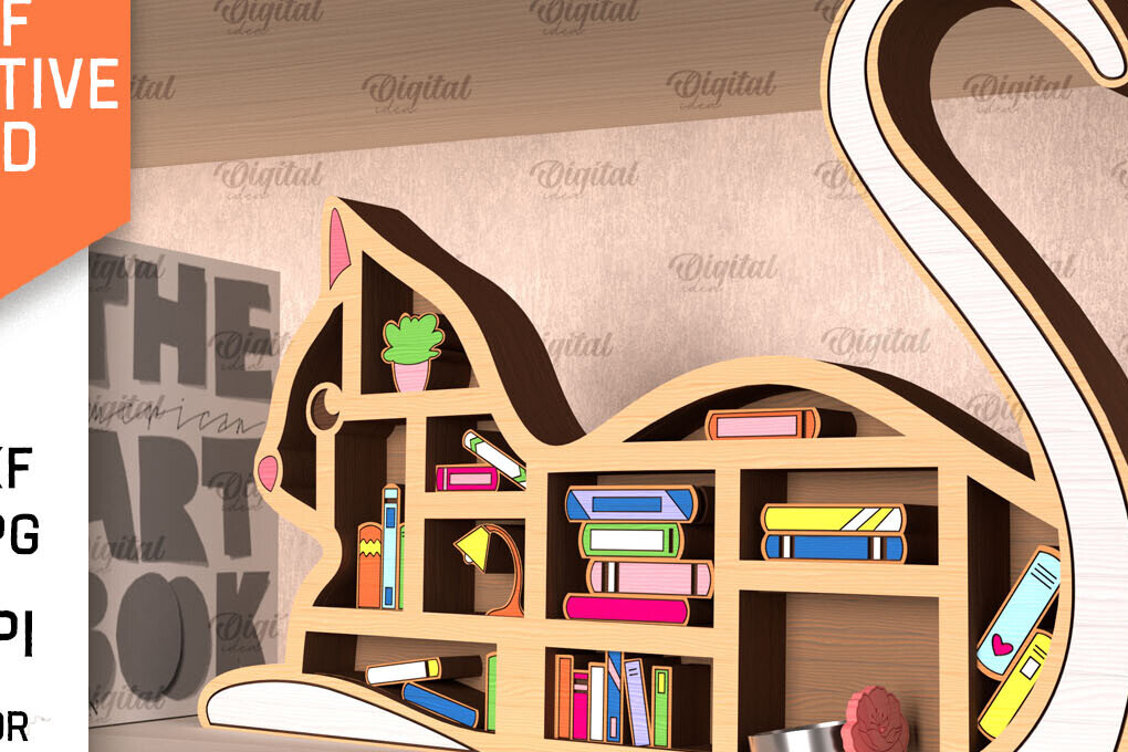 Intra απο ξύλο plywood 3mm-4mm πάχος Διακοσμητικό σταντ ράφι βιβλίου Δίασταση 30x20 cm INTRAFABR-98705926