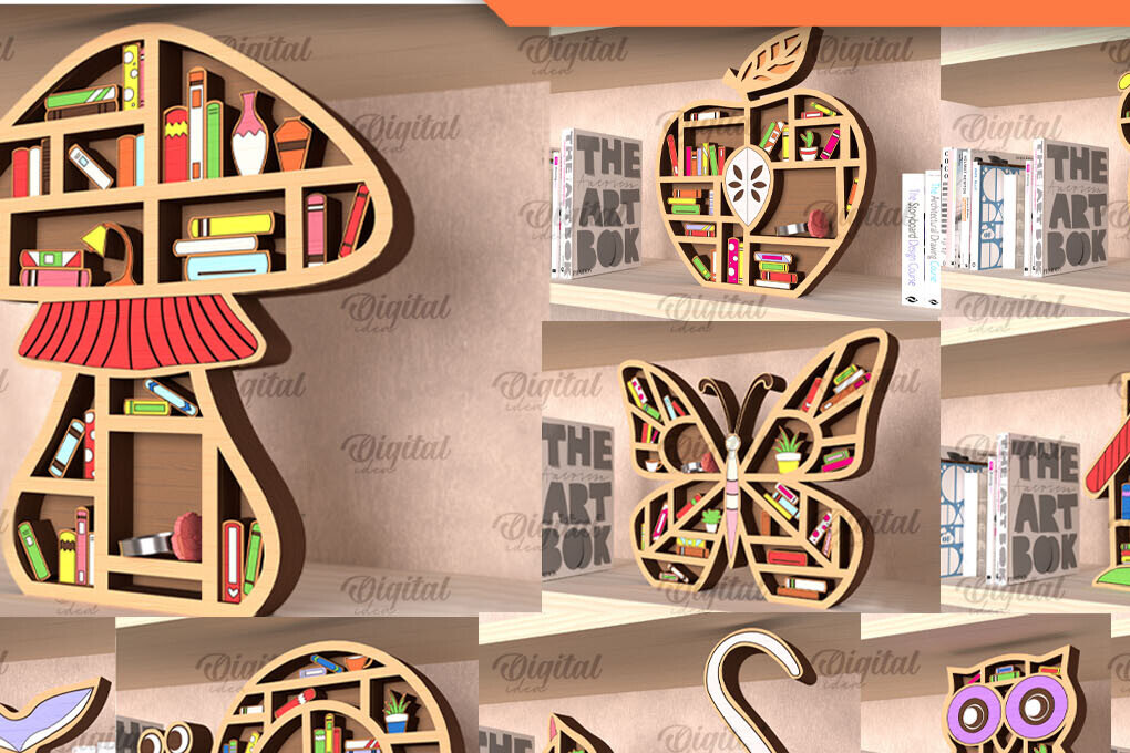 Intra απο ξύλο plywood 3mm-4mm πάχος Βάσεις ραφιών βιβλίου Δέσμη κοπής με λέιζερ Δίασταση 30x20 cm INTRAFABR-98897654