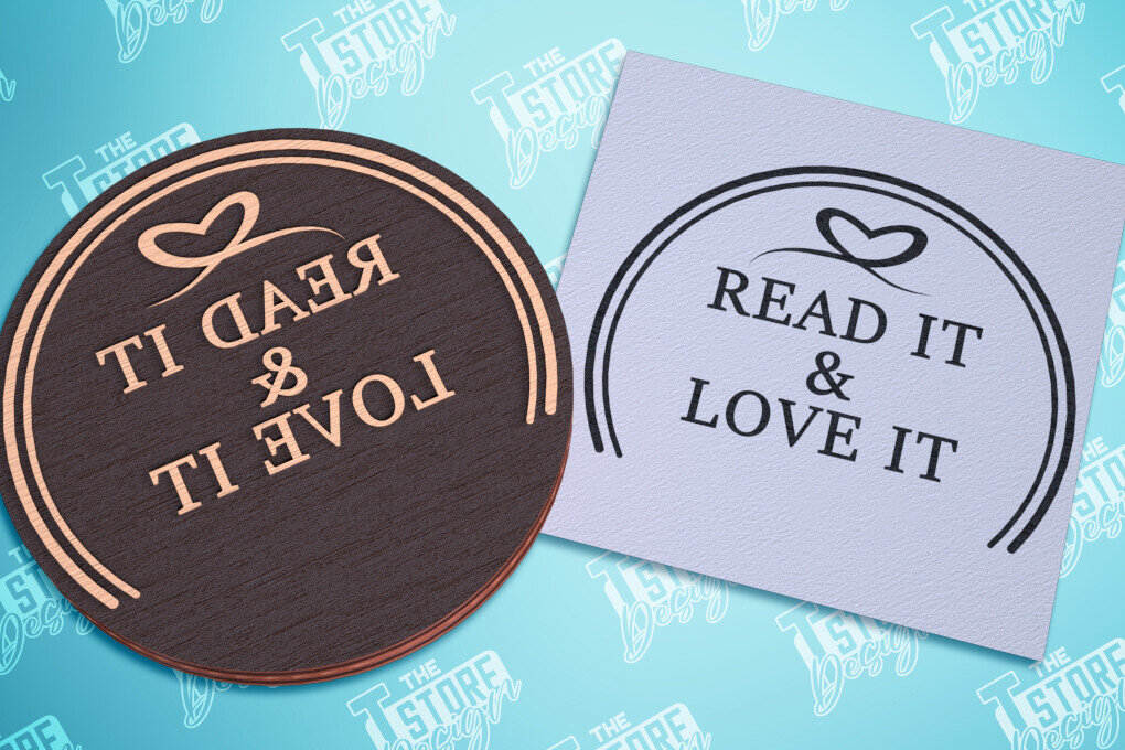 Σετ των 2 Intra απο ξύλο plywood 3mm-4mm πάχος Σφραγίδα βιβλίου | Ex Libris | Γραμματόσημο Δίασταση 15x15 cm INTRAFABR-99695037