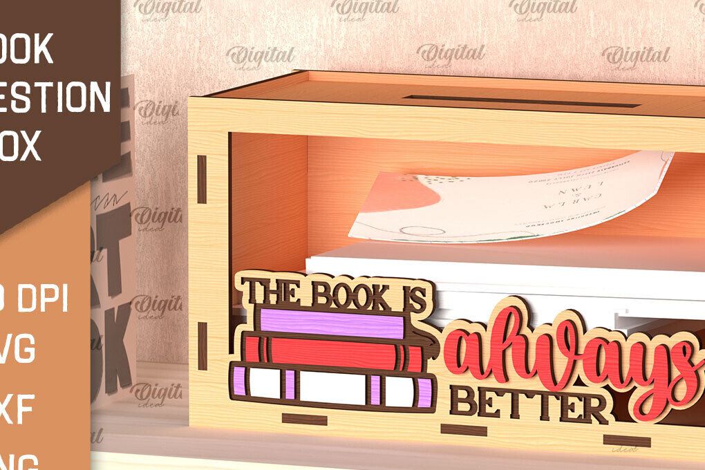 Intra απο ξύλο plywood 3mm-4mm πάχος Βιβλίο Suggestion Box Δίασταση 30x20 cm INTRAFABR-99620959