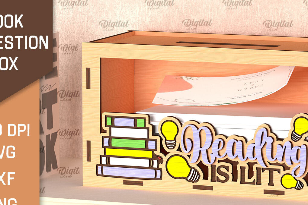 Intra απο ξύλο plywood 3mm-4mm πάχος Βιβλίο Suggestion Box Δίασταση 30x20 cm INTRAFABR-99621370