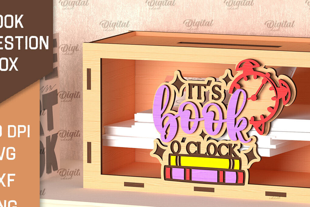 Σετ των 2 Intra απο ξύλο plywood 3mm-4mm πάχος Βιβλίο Suggestion Box Δίασταση 30x20 cm INTRAFABR-99621491