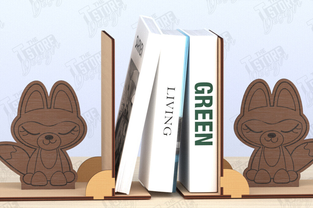 Σετ των 3 Intra απο ξύλο plywood 3mm-4mm πάχος Βιβλιοθήκη με λέιζερ | Πώμα βιβλίου | CNC Δίασταση 15x15 cm INTRAFABR-120176790