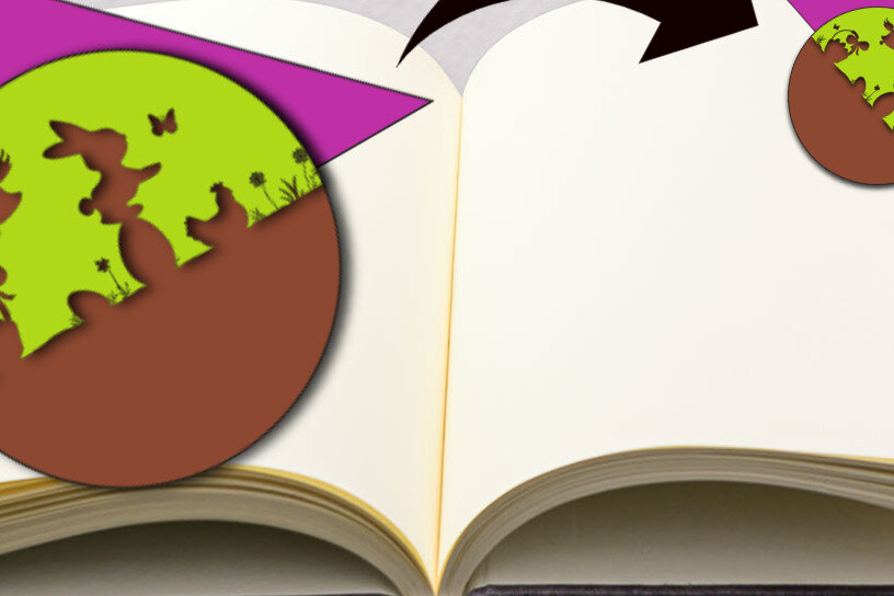 Σετ των 2 Intra απο ξύλο plywood 3mm-4mm πάχος Σελιδοδείκτης Πάσχα Δίασταση 10x20 cm INTRAFABR-24802286