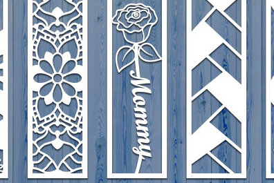 Σετ των 3 Intra απο ξύλο plywood 3mm-4mm πάχος Σελιδοδείκτης Πασχαλινό σχέδιο Δίασταση 15x15 cm INTRAFABR-64348944