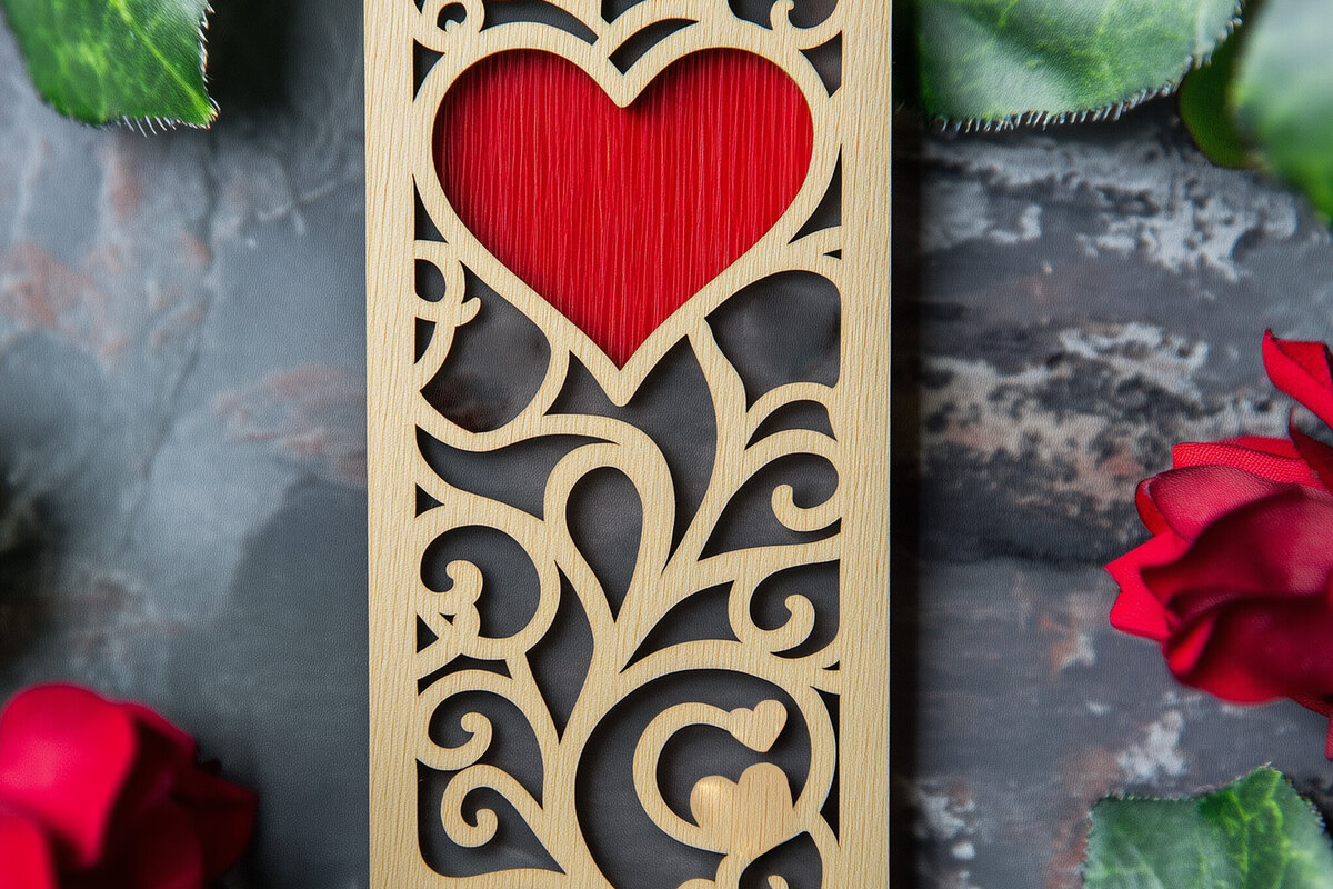 Σετ των 2 Intra απο ξύλο plywood 3mm-4mm πάχος Προσθέστε σελιδοδείκτη αποκοπής Cut  Δίασταση 15x15 cm INTRAFABR-115236331