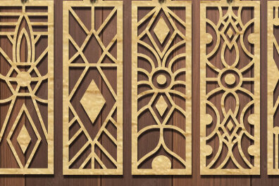 Intra απο ξύλο plywood 3mm-4mm πάχος Σελιδοδείκτης Design Δίασταση 40x40 cm INTRAFABR-68136555